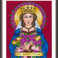 Wall Frame Espresso, Matted - St. Elizabeth of Hungary by Brenda Nippert - Trinity Stores