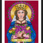 Wall Frame Black, Matted - St. Elizabeth of Hungary by B. Nippert