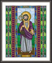 Wall Frame Espresso - St. Matthias the Apostle by B. Nippert