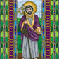 Wall Frame Espresso, Matted - St. Matthias the Apostle by Brenda Nippert - Trinity Stores