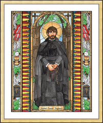 Wall Frame Gold - St. Isaac Jogues by B. Nippert