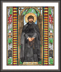 Wall Frame Espresso - St. Isaac Jogues by B. Nippert