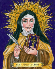 Acrylic Print - St. Teresa of Avila  by B. Nippert
