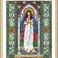 Wall Frame Gold, Matted - Our Lady of the Immaculate Conception by B. Nippert