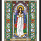 Wall Frame Black, Matted - Our Lady of the Immaculate Conception by B. Nippert