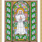 Wall Frame Gold, Matted - St. Imelda by B. Nippert