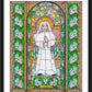 Wall Frame Black, Matted - St. Imelda by Brenda Nippert - Trinity Stores