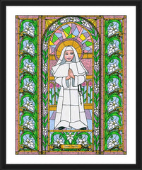 Wall Frame Black - St. Imelda by B. Nippert