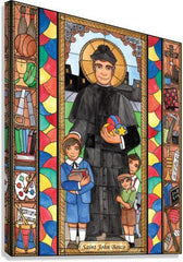 Canvas Print - St. John Bosco by B. Nippert