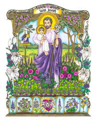 Metal Print - St. Joseph by B. Nippert