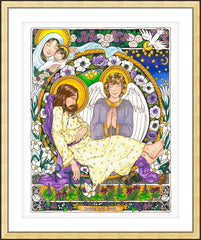 Wall Frame Gold - St. Joseph Sleeping by B. Nippert