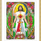 Wall Frame Gold, Matted - Jesus by B. Nippert