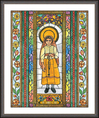 Wall Frame Espresso - St. Jacinta Marto by B. Nippert