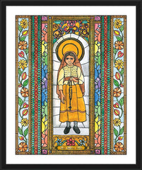Wall Frame Black - St. Jacinta Marto by B. Nippert
