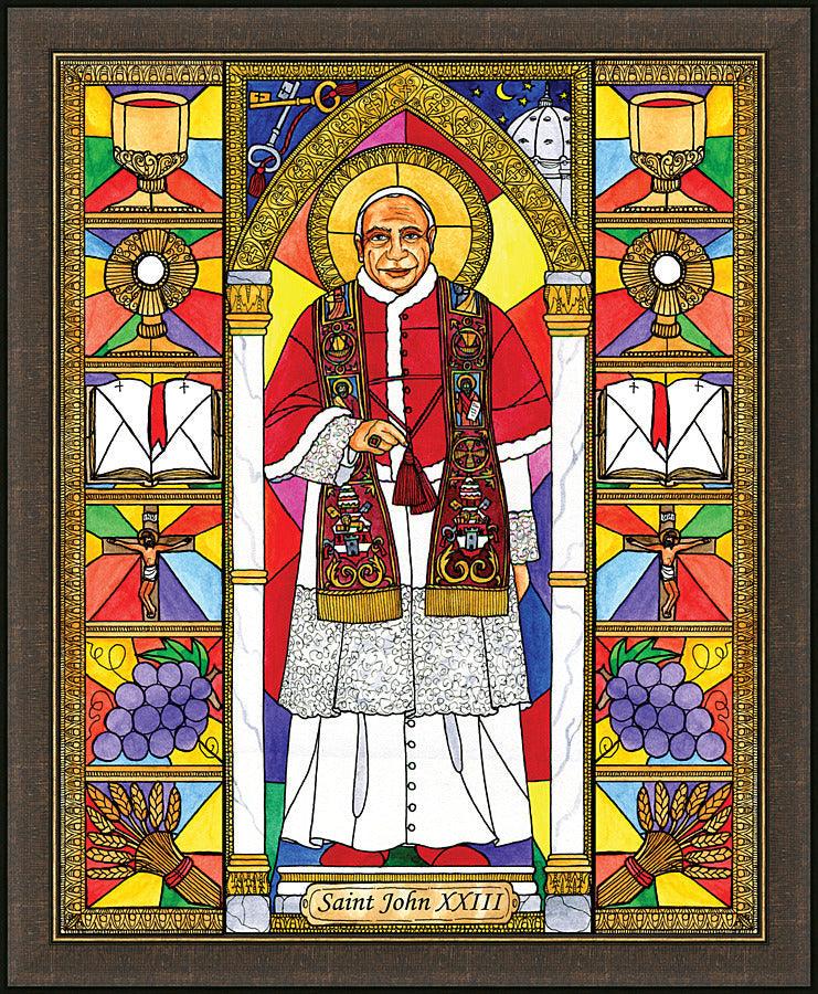 Wall Frame Espresso - St. John XXIII by B. Nippert