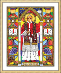 Wall Frame Gold - St. John XXIII by B. Nippert