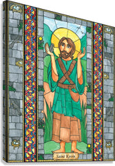 Canvas Print - St. Kevin by B. Nippert