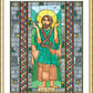 Wall Frame Gold, Matted - St. Kevin by B. Nippert