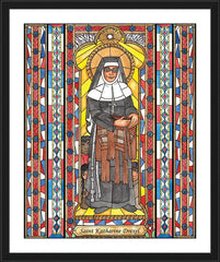 Wall Frame Black - St. Katharine Drexel by B. Nippert