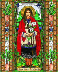Metal Print - St. Kateri Tekakwitha by B. Nippert