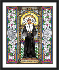 Wall Frame Black - St. Catherine Labouréby B. Nippert