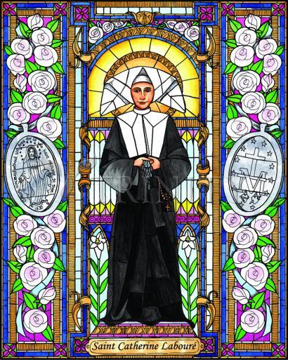 Metal Print - St. Catherine Labouré by Brenda Nippert - Trinity Stores
