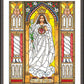 Wall Frame Espresso, Matted - Our Lady of America by Brenda Nippert - Trinity Stores