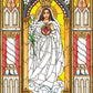 Wall Frame Black, Matted - Our Lady of America by B. Nippert