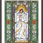 Wall Frame Espresso, Matted - Assumption of Mary by B. Nippert
