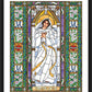 Wall Frame Black, Matted - Assumption of Mary by B. Nippert