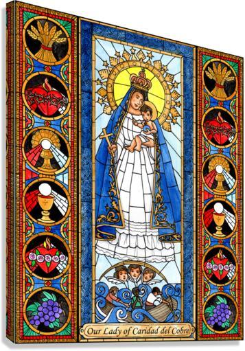 Canvas Print - Our Lady of Caridad del Cobre by B. Nippert
