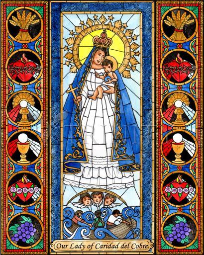 Metal Print - Our Lady of Caridad del Cobre by B. Nippert