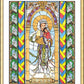 Wall Frame Gold, Matted - Our Lady of China by B. Nippert