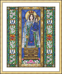 Wall Frame Gold - Our Lady of Consolation by B. Nippert