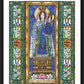 Wall Frame Black, Matted - Our Lady of Consolation by B. Nippert