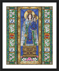 Wall Frame Black - Our Lady of Consolation by B. Nippert