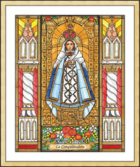Wall Frame Gold - La Conquistadora by B. Nippert