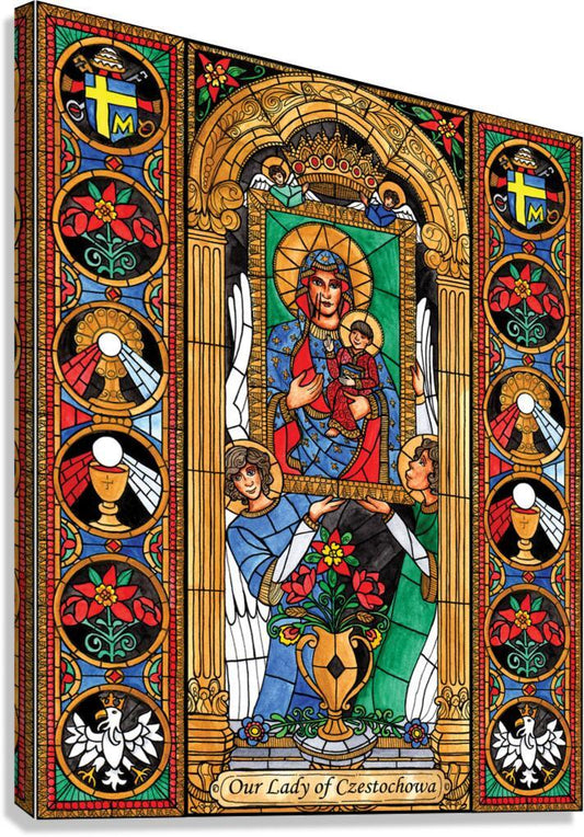 Canvas Print - Our Lady of Czestochowa by B. Nippert
