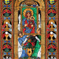 Wall Frame Espresso, Matted - Our Lady of Czestochowa by B. Nippert