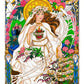 Wall Frame Black, Matted - Our Lady of Fatima by B. Nippert