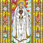 Wall Frame Espresso, Matted - Our Lady of Fatima by B. Nippert