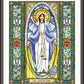 Wall Frame Espresso, Matted - Our Lady of Grace by Brenda Nippert - Trinity Stores