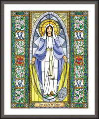 Wall Frame Espresso - Our Lady of Grace by B. Nippert
