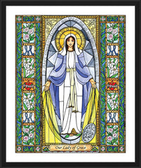 Wall Frame Black - Our Lady of Grace by B. Nippert