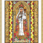 Wall Frame Gold, Matted - Our Lady of Good Success by B. Nippert