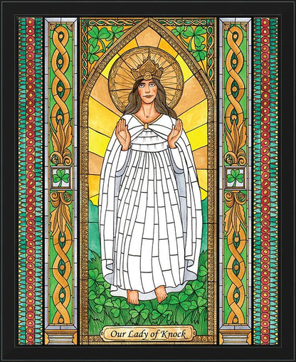 Wall Frame Black - Our Lady of Knock by Brenda Nippert - Trinity Stores