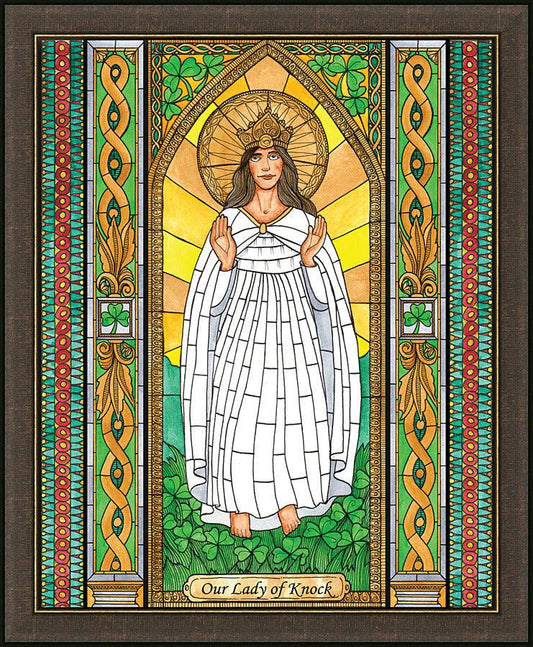 Wall Frame Espresso - Our Lady of Knock by B. Nippert