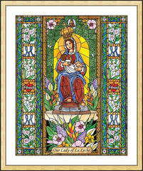 Wall Frame Gold - Our Lady of the Milk by B. Nippert