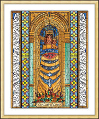 Wall Frame Gold - Our Lady of Loreto by B. Nippert