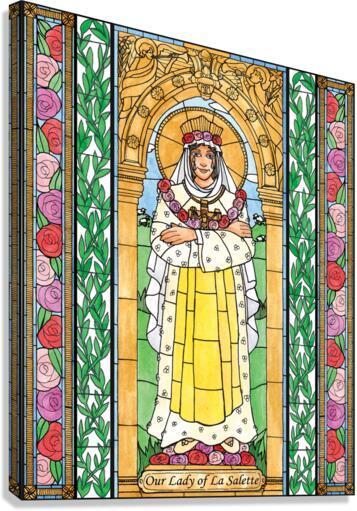 Canvas Print - Our Lady of La Salette by B. Nippert